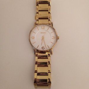 DKNY women's Soho Gold watch